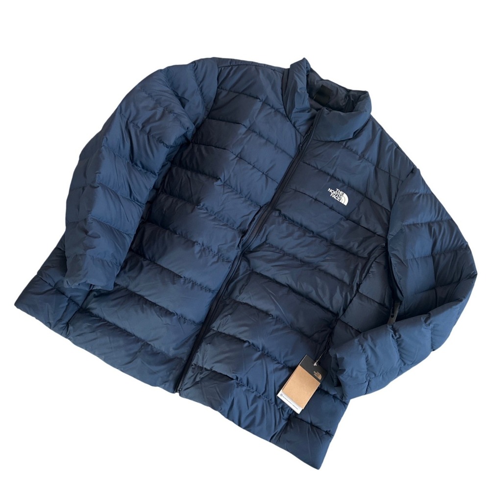 The North Face Mens Big Aconcagua 3 Jacket Summit Navy Puffer NF0A84KG 4X NEW